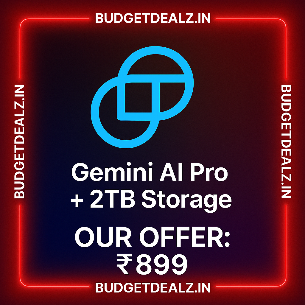 Gemini AI Pro + 2TB Storage — 1 Year